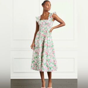 Hill House The Ellie cotton nap dress - pink roses